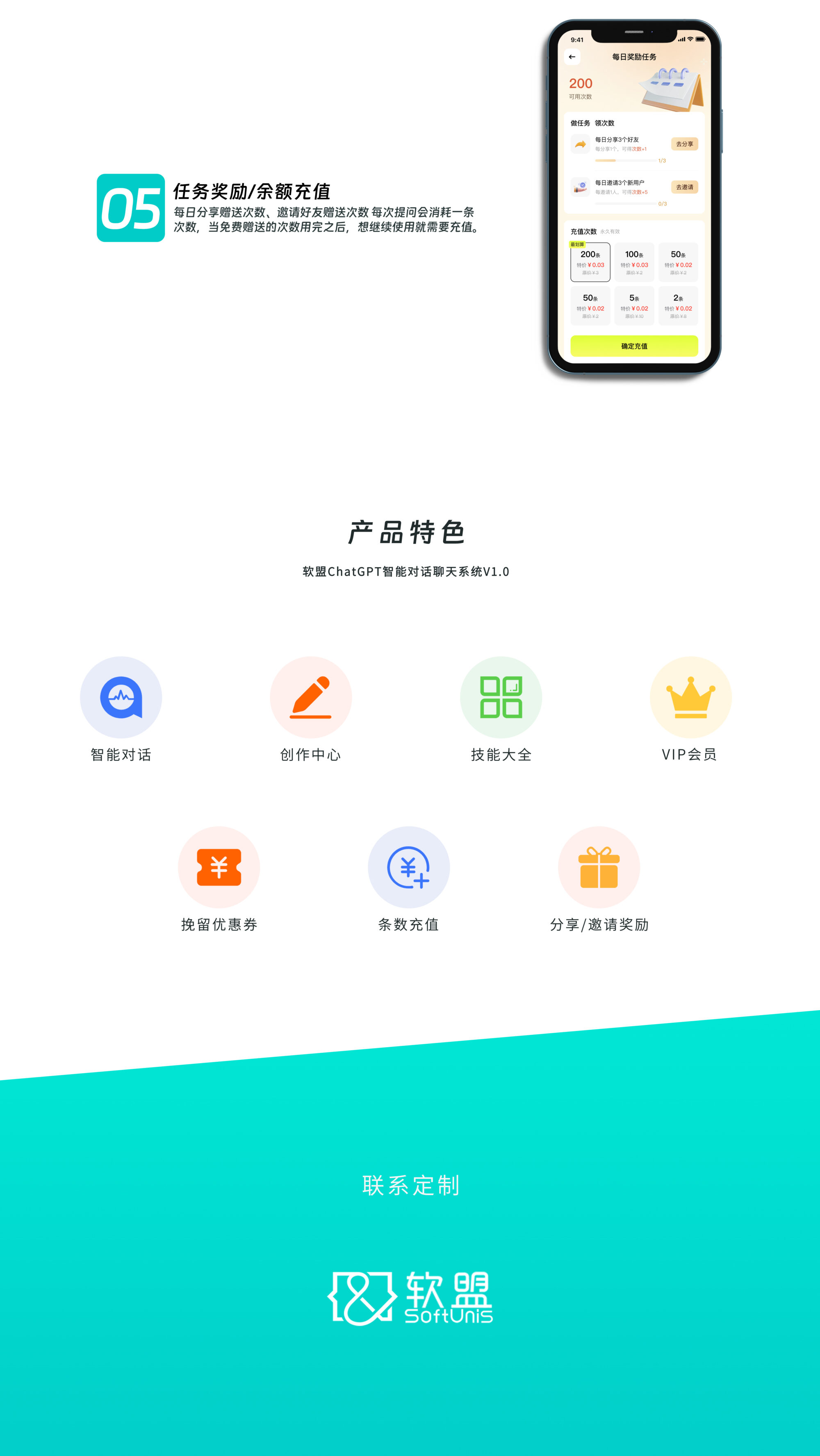 軟盟ChatAI智能聊天對話系統(tǒng)